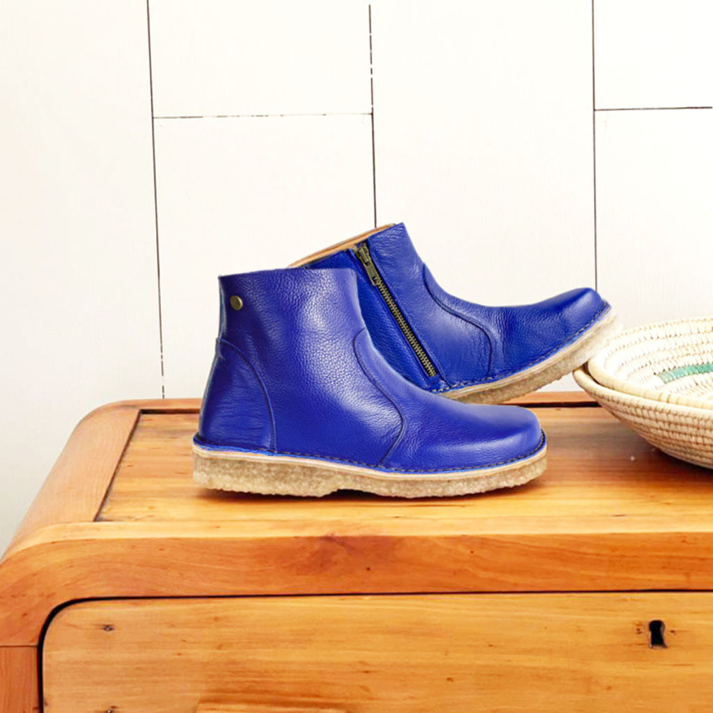 Botín Karma Mujer Azulino Poro