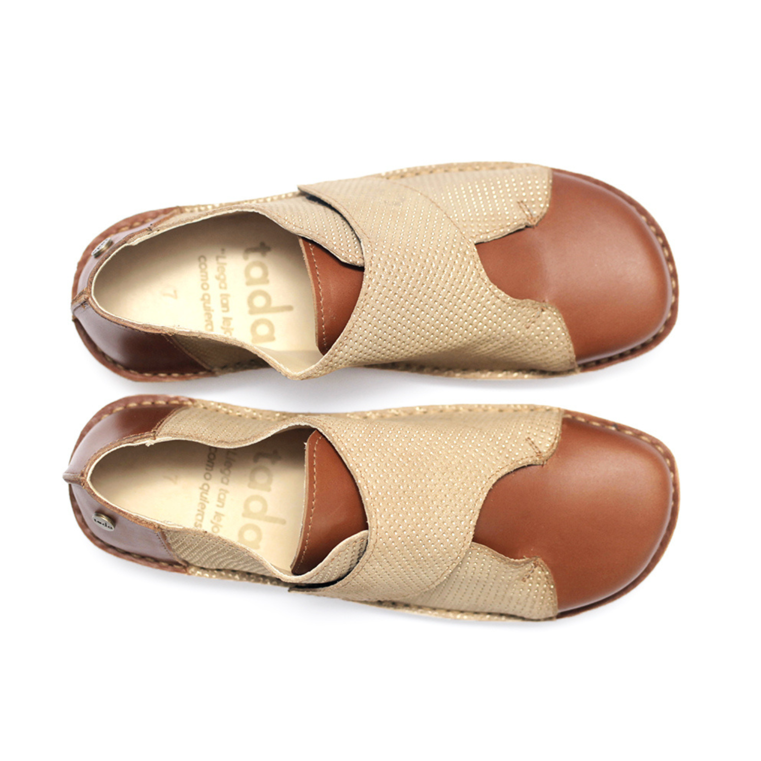 Zapato Arno Mujer Caramelo - Puntos Oro