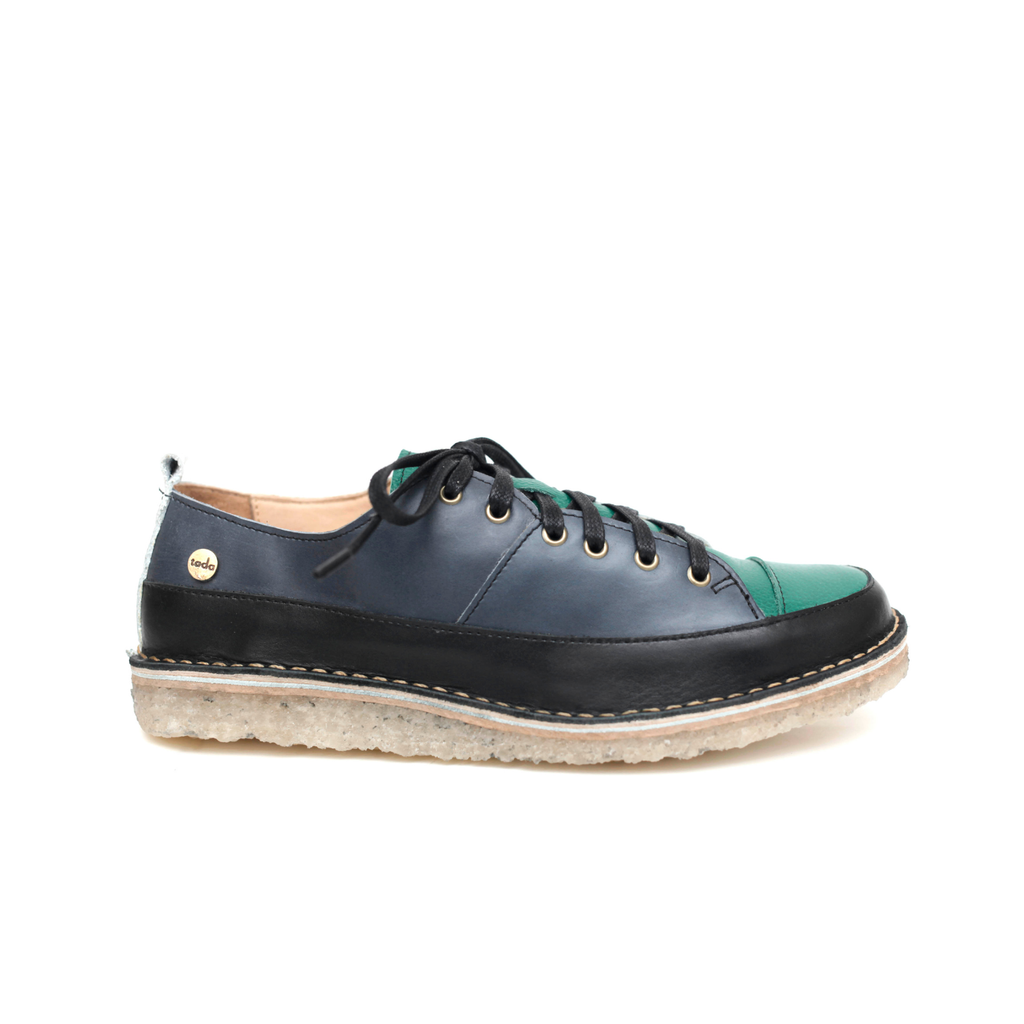 Zapato Kutsu Mujer Blanco y Verde