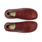 Zapato Original Mujer Rojo Poro Rústico