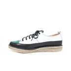 Zapato Kutsu Mujer Blanco y Verde