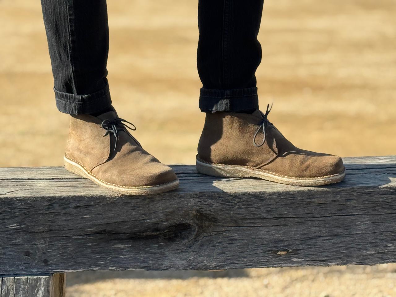 Zapato Leñador Taupe / Horma ancha 9572, minimalista de transición Barefoot