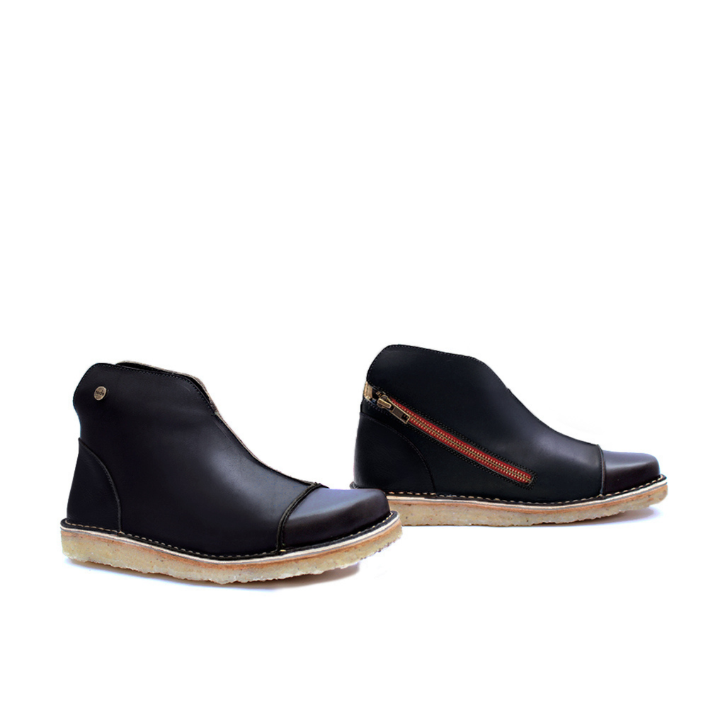 Botín Rhino Mujer Negro Liso