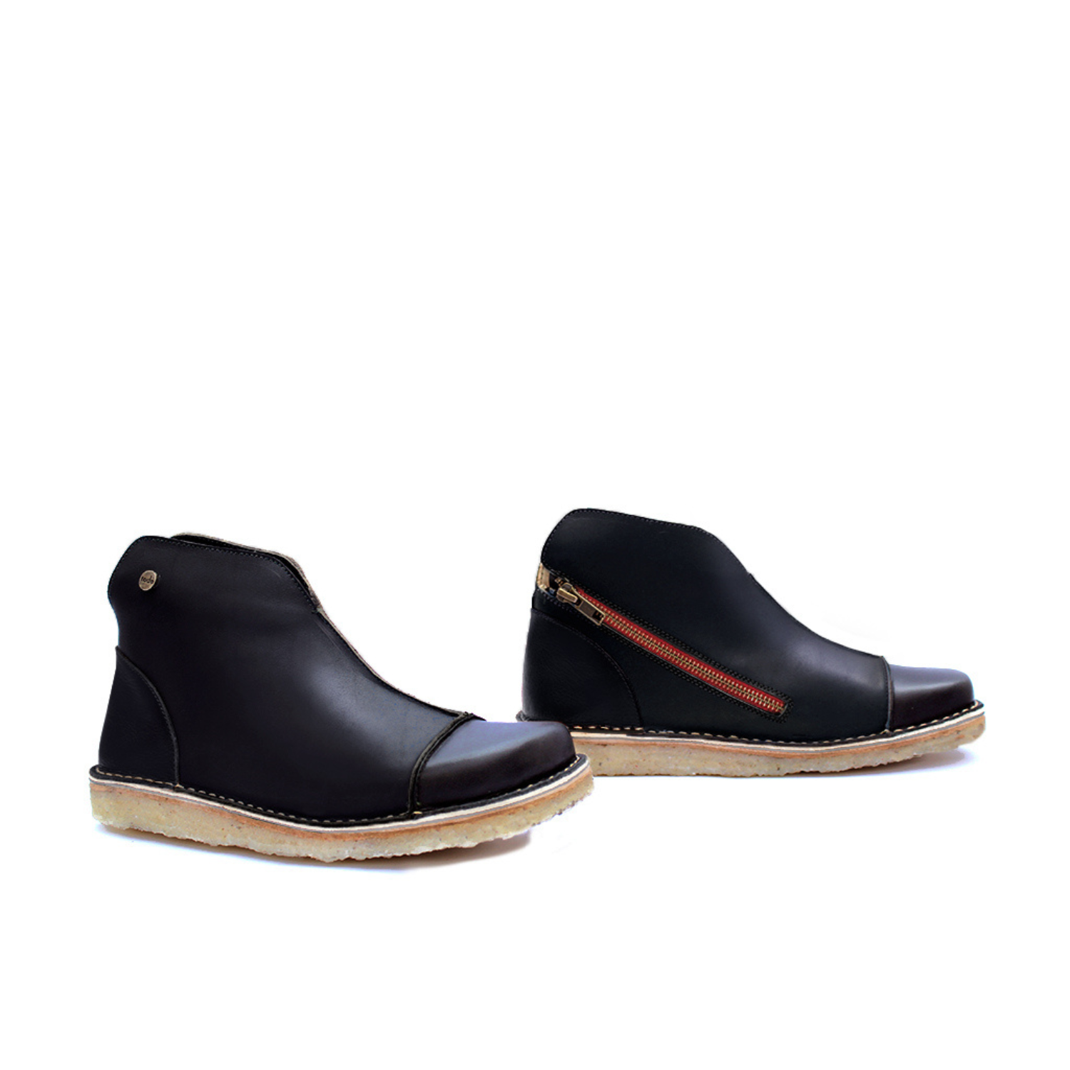 Botín Rhino Mujer Negro Liso