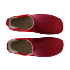 Botín Beat Mujer Burdeo Elástico Rojo