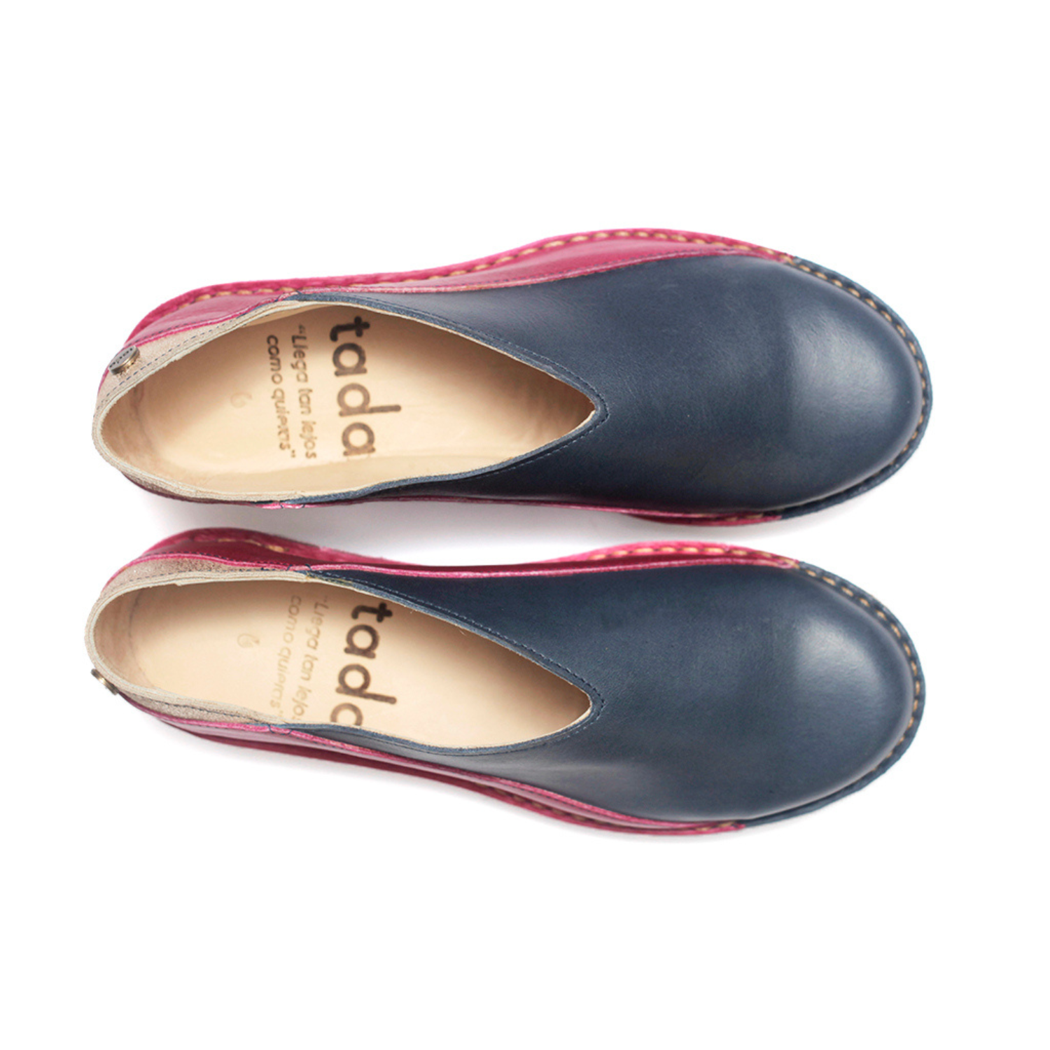 Zapato Mitsue Mujer Azul Cobalto Fucsia
