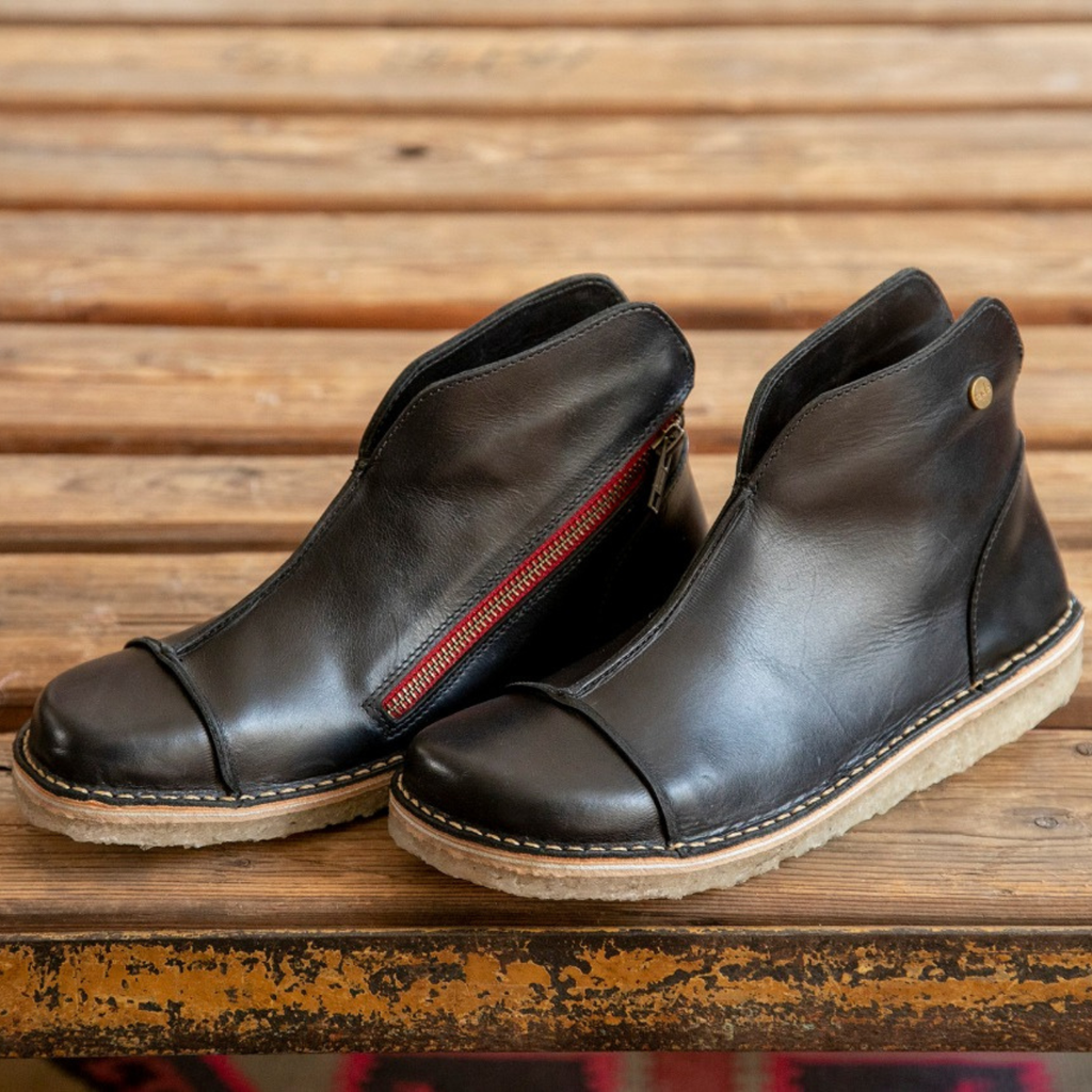 Botín Rhino Mujer Negro Liso