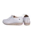 Zapato Derby Mujer Crema Poro