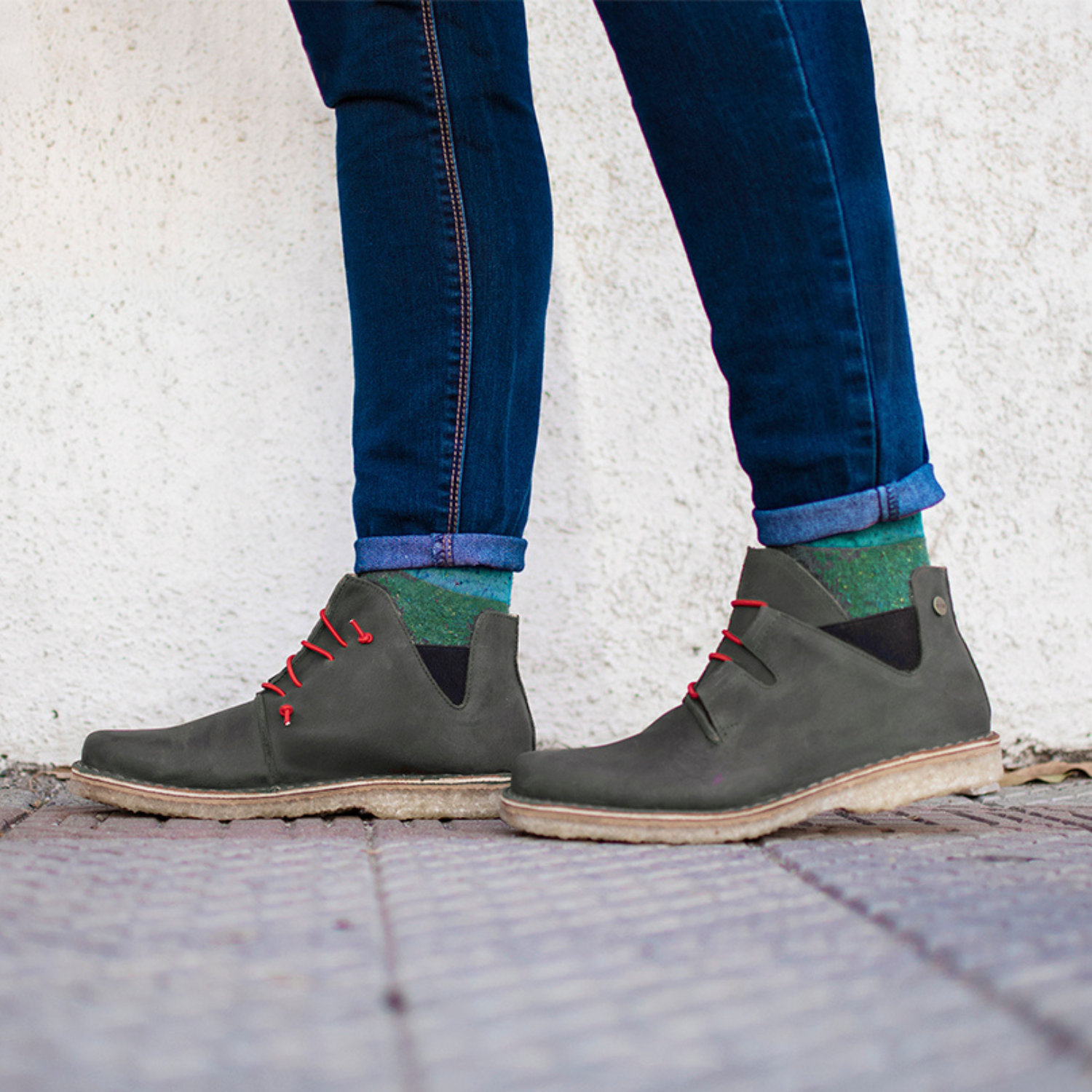 Zapato Magovi Hombre Olivo Cera