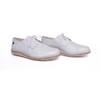 Zapato Derby Mujer Crema Poro