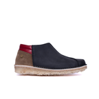 Zapato Nordico Mujer Negro Cera Taupe