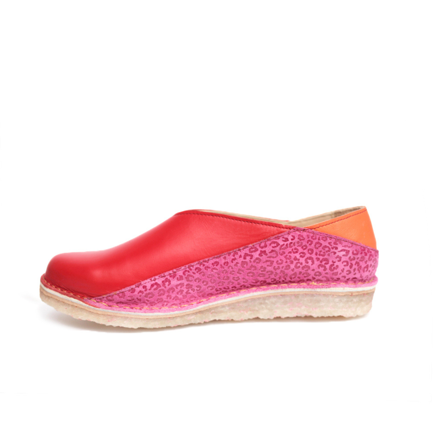 Zapato Mitsue Mujer Rojo y Fucsia