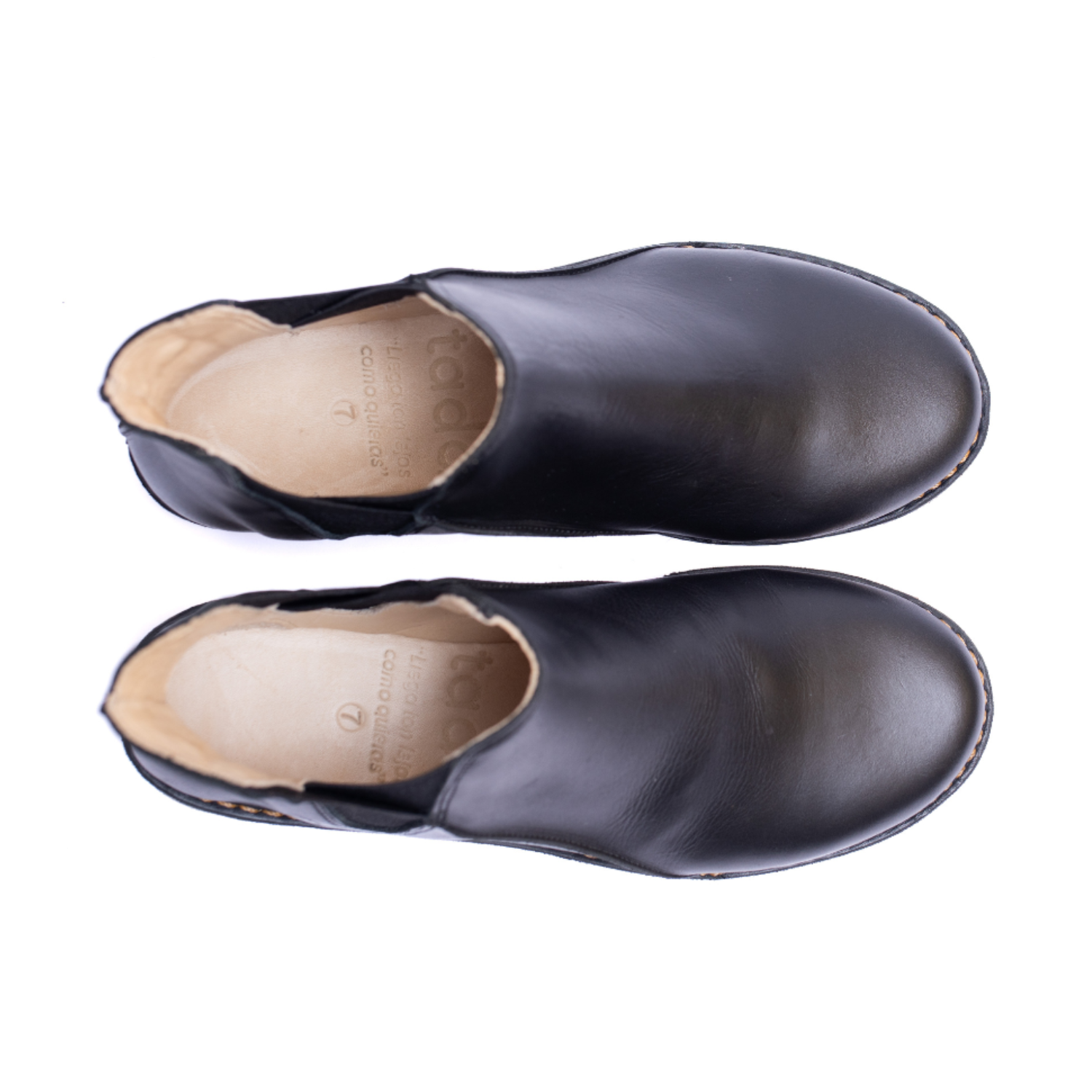 Botín Taina Mujer Negro Liso