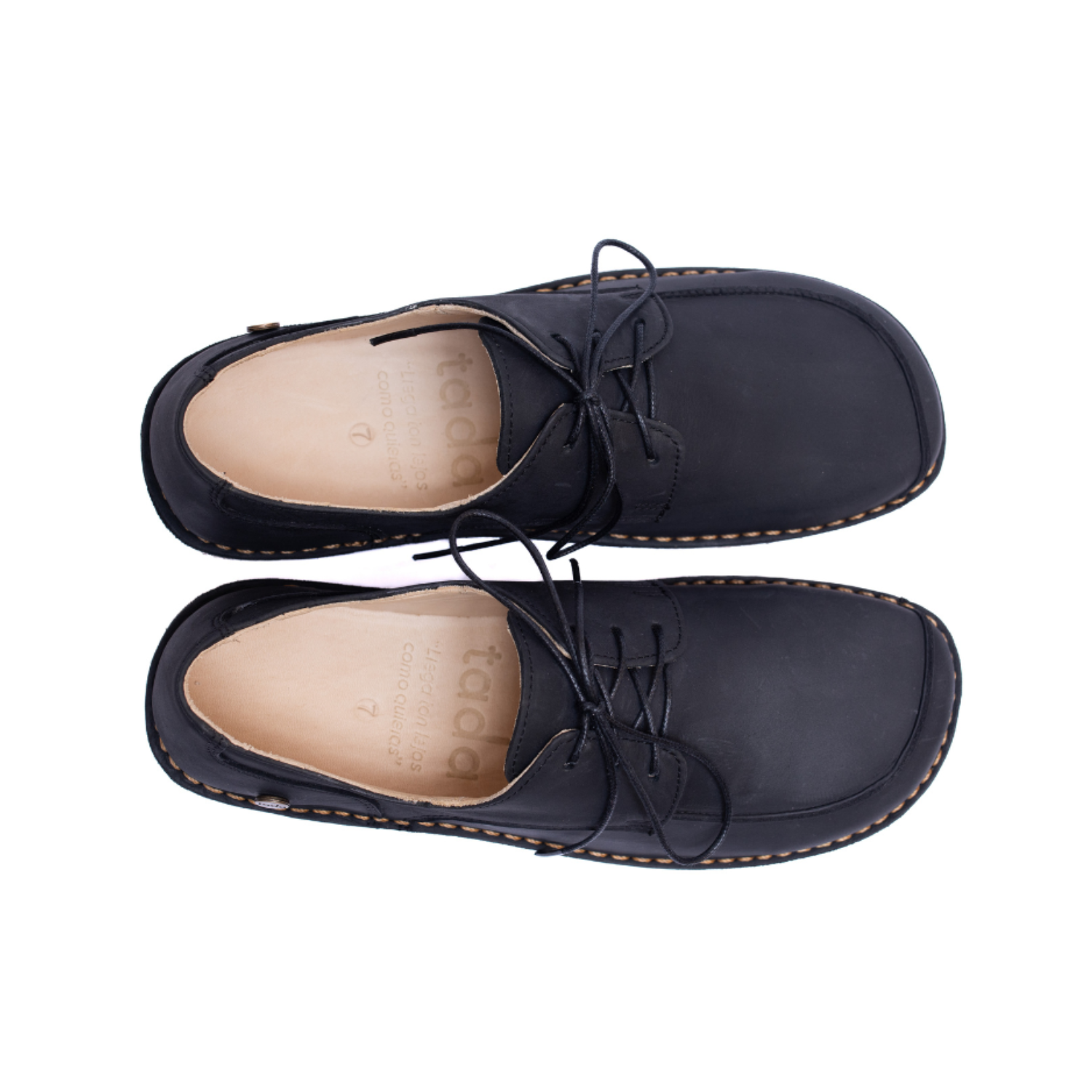 Zapato Folke Mujer Negro Cera