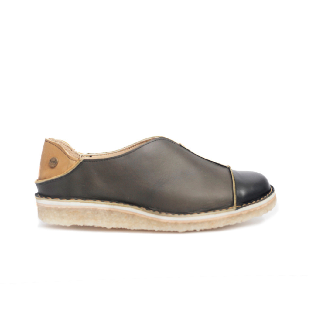 Zapato Eva Mujer Punta Negro - Olivo Cera