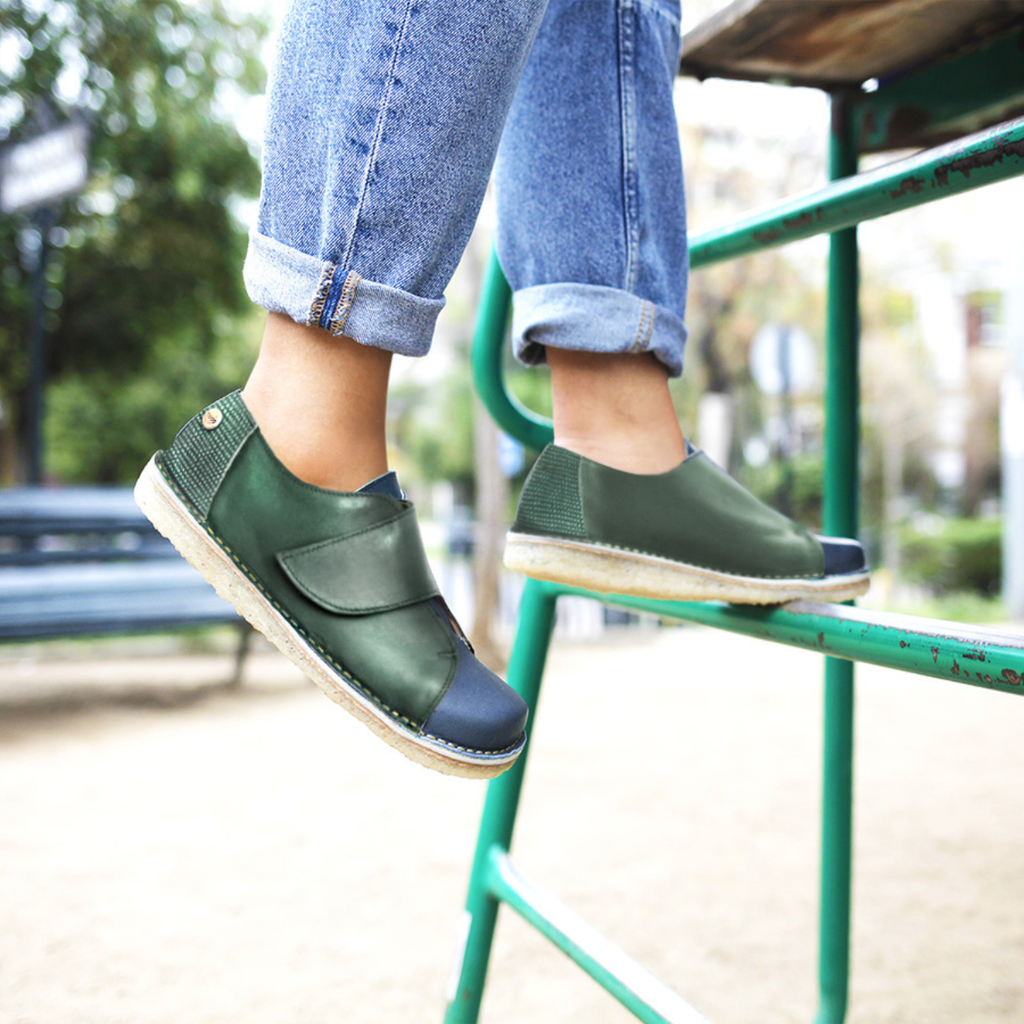 Zapato Arno Mujer Verde Inglés