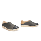 Zapato Eva Mujer Punta Negro - Olivo Cera