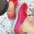 Zapato Mitsue Mujer Rojo y Fucsia