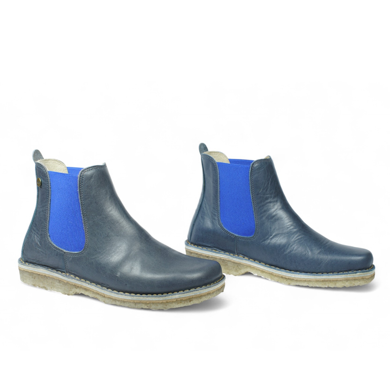 Botín Beat Mujer Azul Cobalto