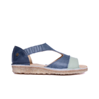 Sandalia Nina Menta Azul Cobalto