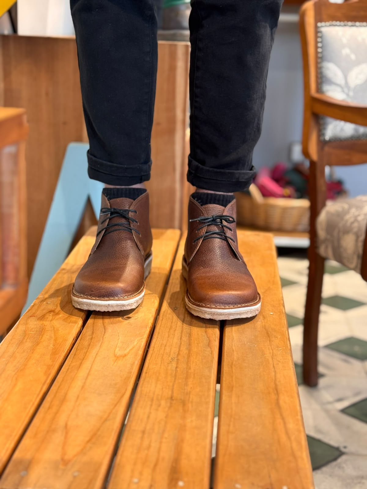 Leñador Moro Café Moro Poro Salvaje / Horma ancha 9572, minimalista de transición Barefoot