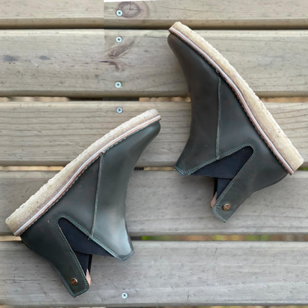 Botín Taina Mujer Olivo Cera