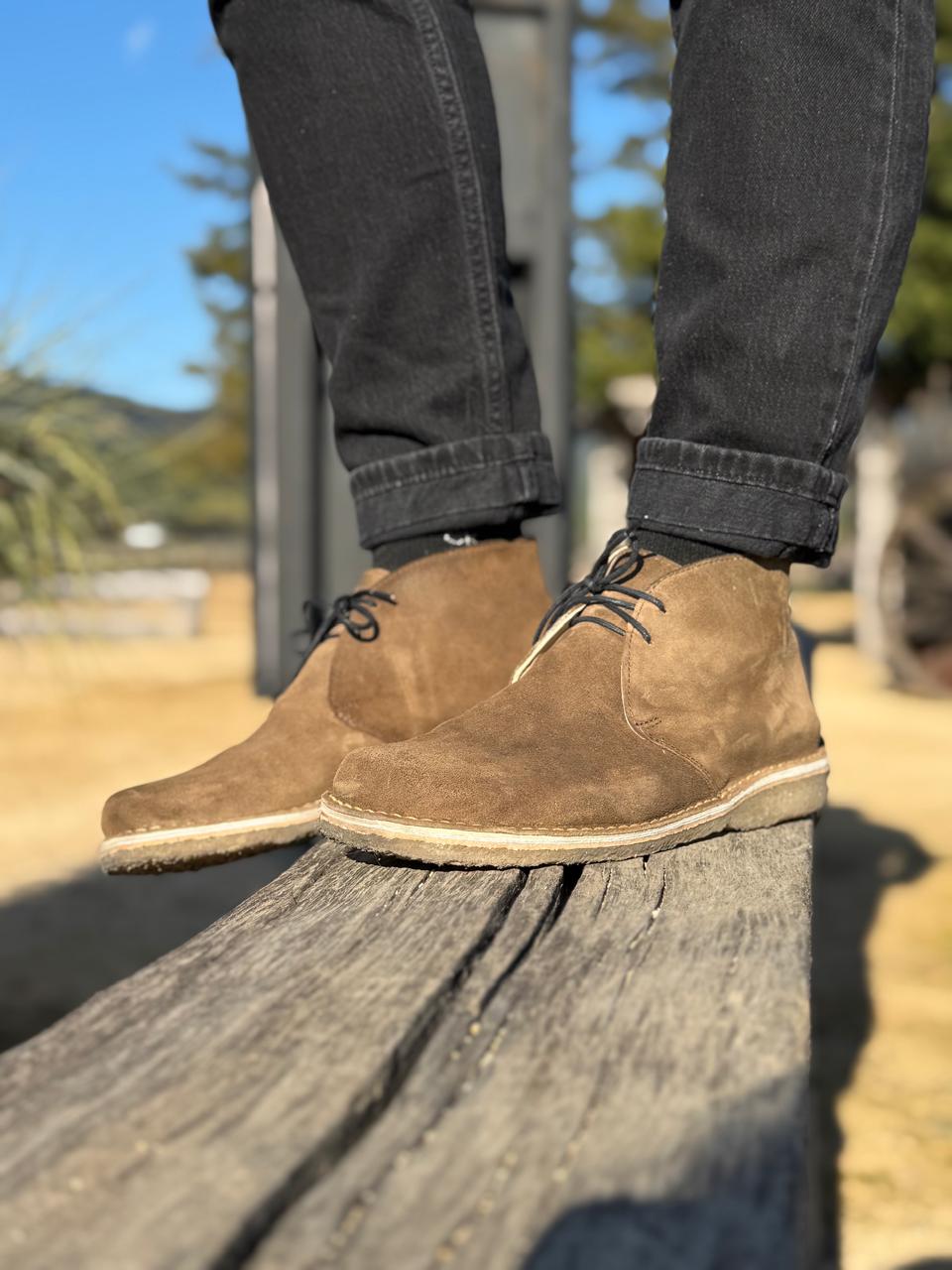 Zapato Leñador Taupe / Horma ancha 9572, minimalista de transición Barefoot