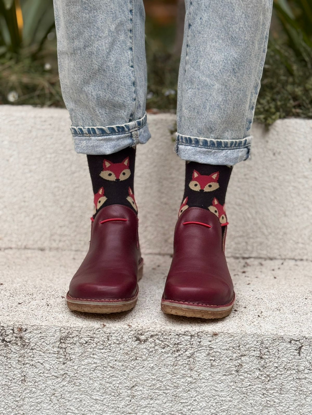 Original Burgundy /Horma ancha 9572, minimalista, transición a Barefoot