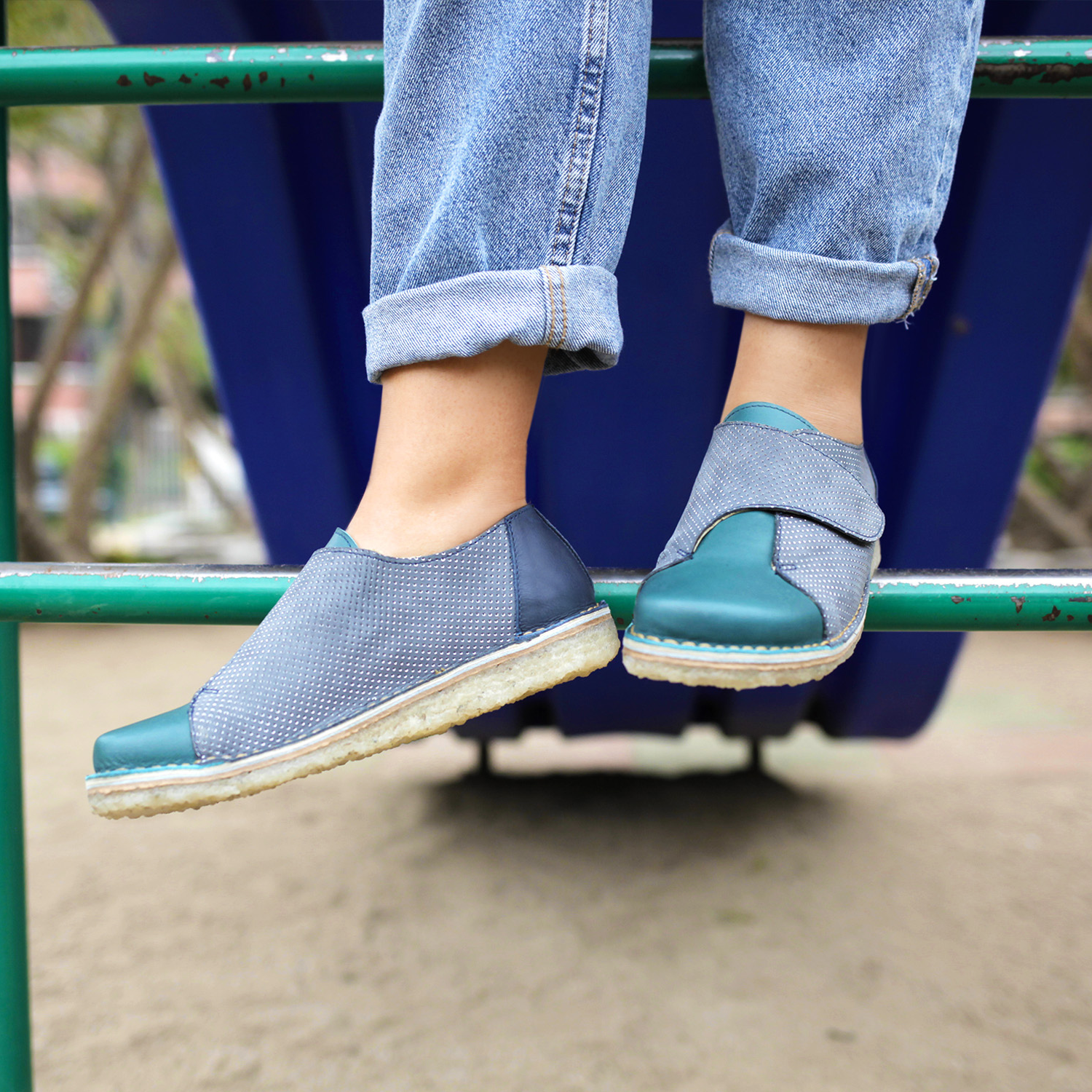 Zapato Arno Mujer Turquesa