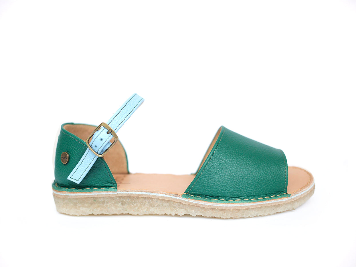 Sandalia Aiko Verde Poro