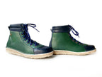 Botín Alpino Mujer Azul Marino Verde