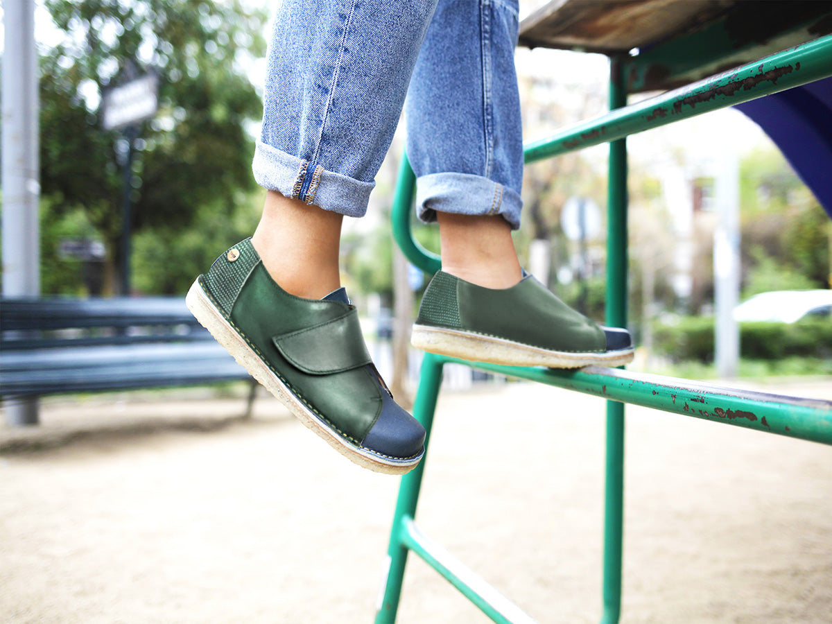 Zapato Arno Mujer Verde Inglés