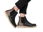 Botín Beat Mujer Negro Gris