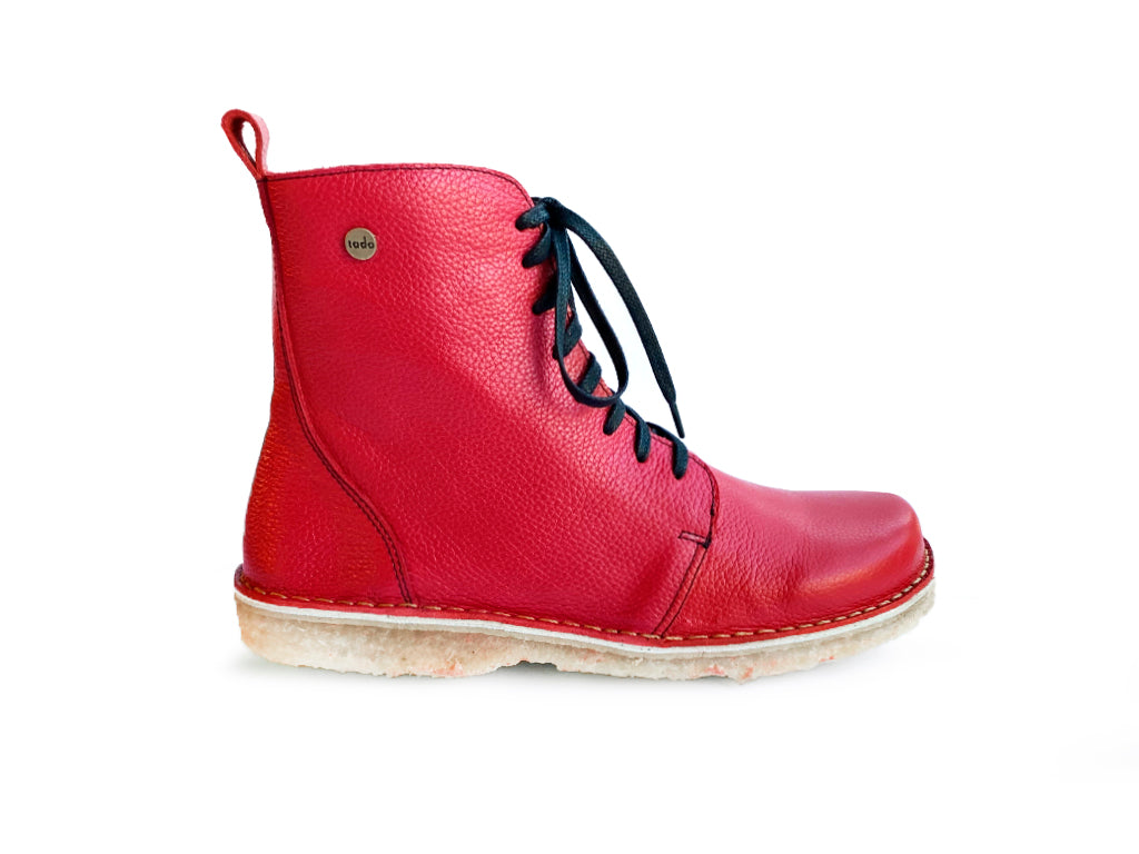 Botín Boot Mujer Rojo