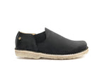 Zapato Fragata Hombre Negro Cera
