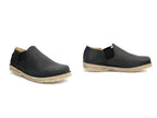 Zapato Fragata Hombre Negro Cera