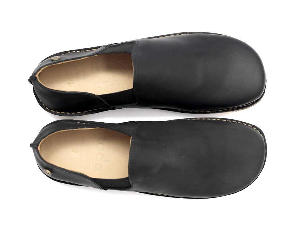 Zapato Fragata Hombre Negro Cera