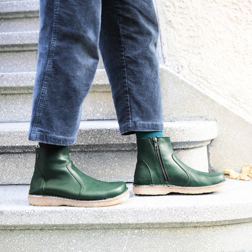 Botín Karma Mujer Verde Inglés