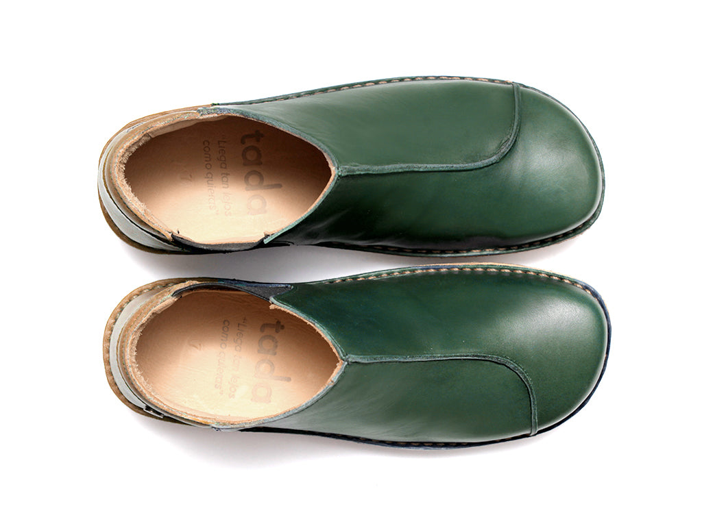Zapato Nordico Mujer Verde Inglés Miel