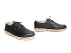 Zapato Derby Hombre Negro Poro
