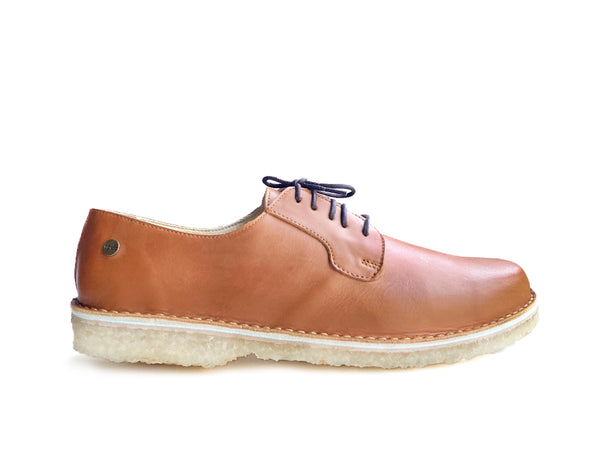 Zapato Hombre Derby Caramelo