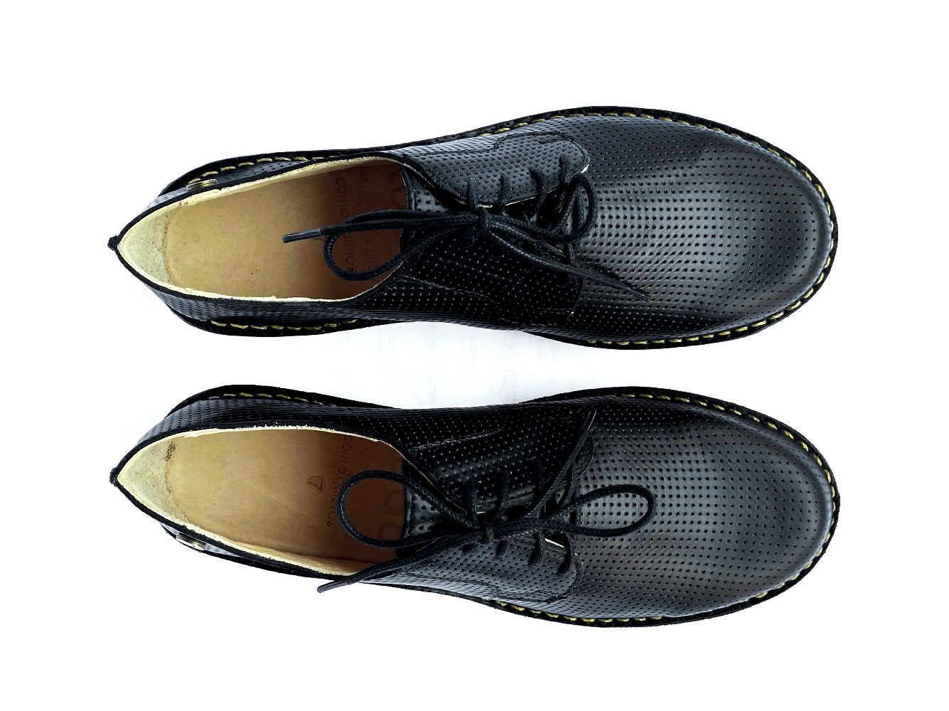 Zapato Derby Mujer Negro