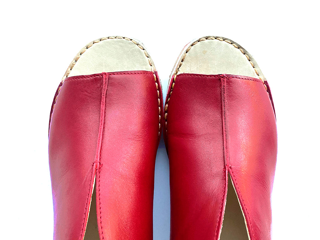 Sandalia Duo Rojo Italiano 38 - 2da selección