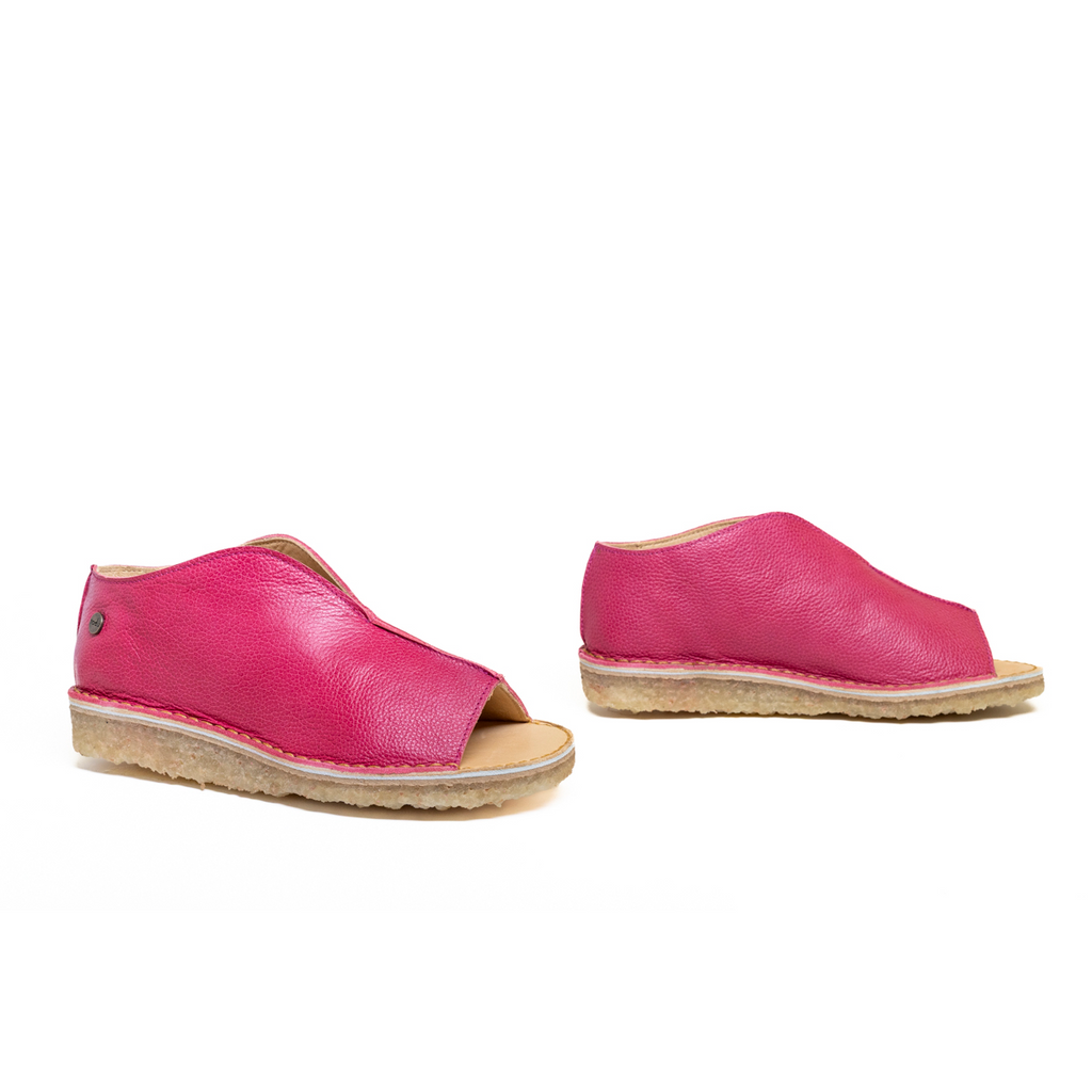 Sandalia Duo Fucsia Poro