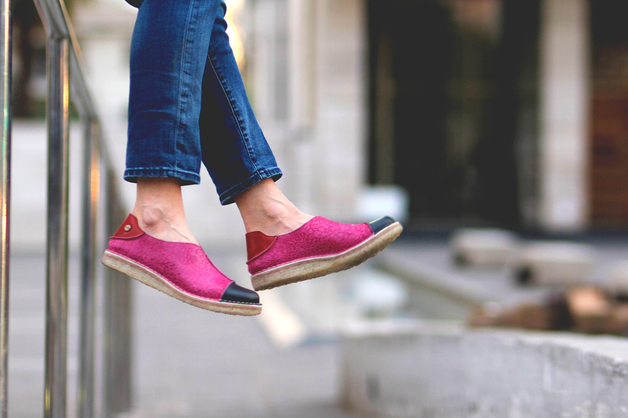 Zapato Eva Mujer Folia Fucsia