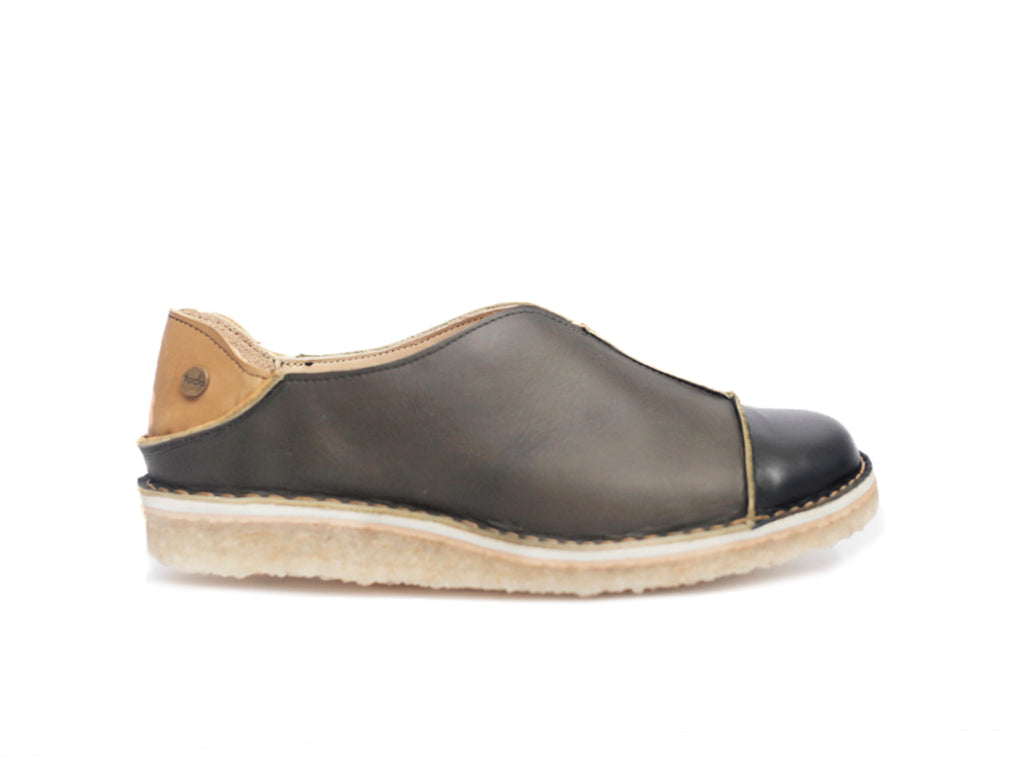Zapato Eva Mujer Punta Negro - Olivo Cera