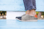 Zapato Eva Mujer Jaspe Talón Naranja