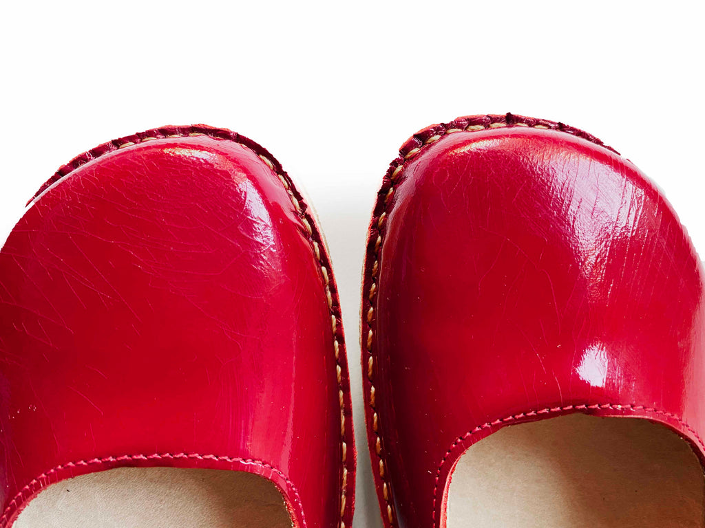 Zapato Mujer Flora charol rojo 38 - 2da seleccion