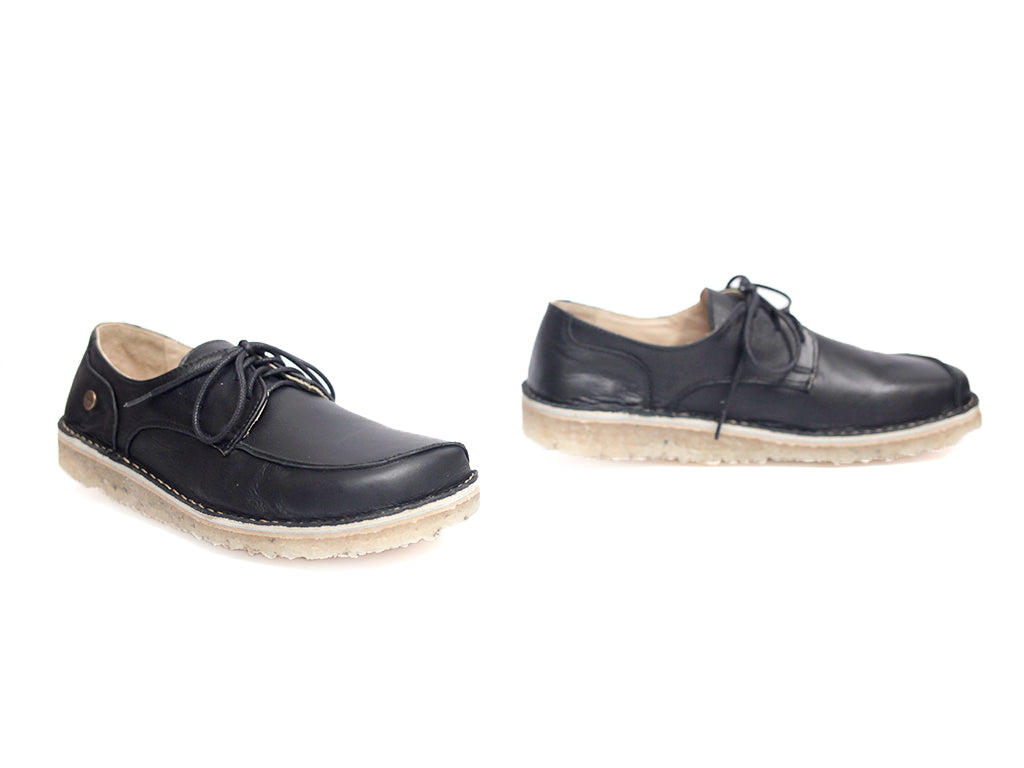 Zapato Folke Mujer Negro Poro