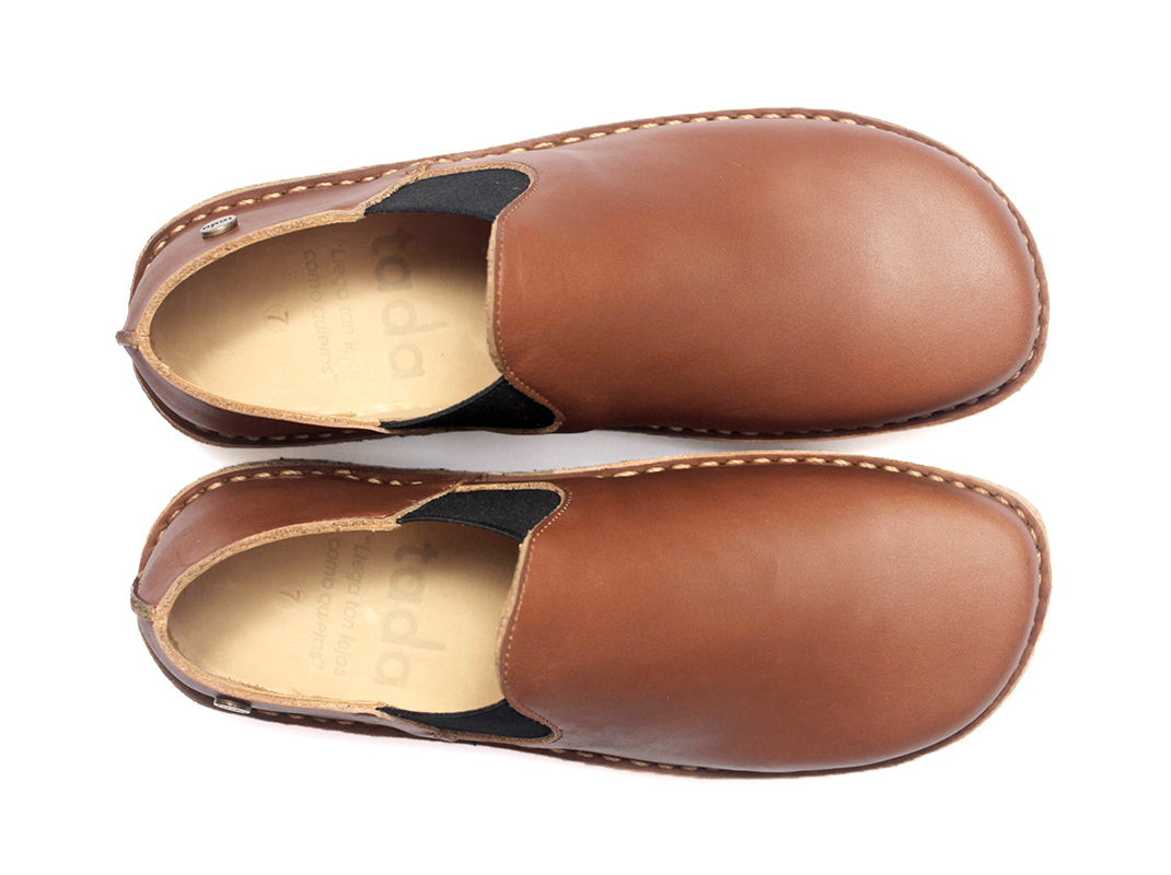 Zapato Fragata Hombre Caramelo - Elástico Negro